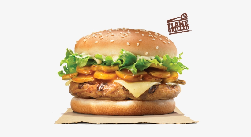 Longing For A Chicken Version Of The Bk Mushroom Swiss - Tender Chicken Burger King, transparent png #834459