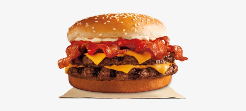 Burger King Has A New Burger With Eight Slices Of Bacon - Bacon King Burger King Uk, transparent png #834479