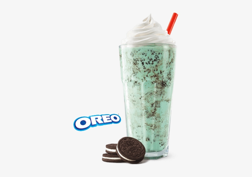 Bk-shake - Mint Oreo Milkshake Burger King, transparent png #834526