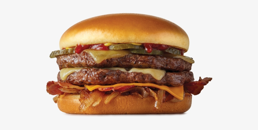 Cheese Fanatics Need To Try This Mountain Of A Burger - Hamburger, transparent png #834527