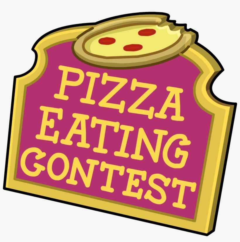 Pizza Eating Contest Logo - Pizza Eating Contest Award, transparent png #834549