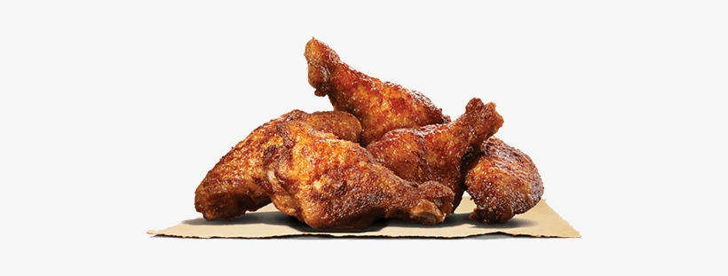 7 Pcs Of Chicken Wings Fried To Perfection Combined - Hot Wings Burger King, transparent png #834622