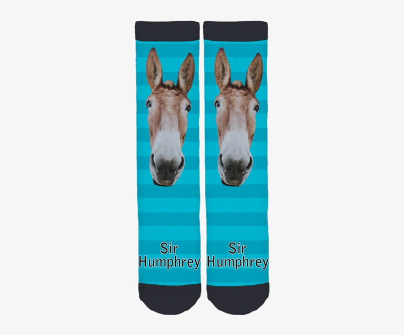 Humphrey The Mule Crew Socks - Burro, transparent png #834642