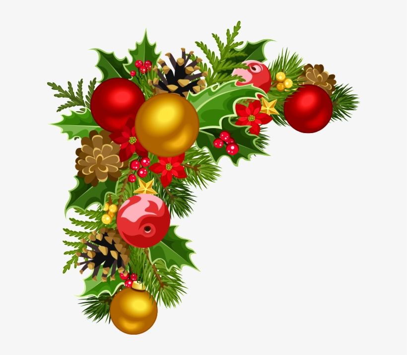 Christmas Decorating Border Png - Christmas Corners Png, transparent png #834864