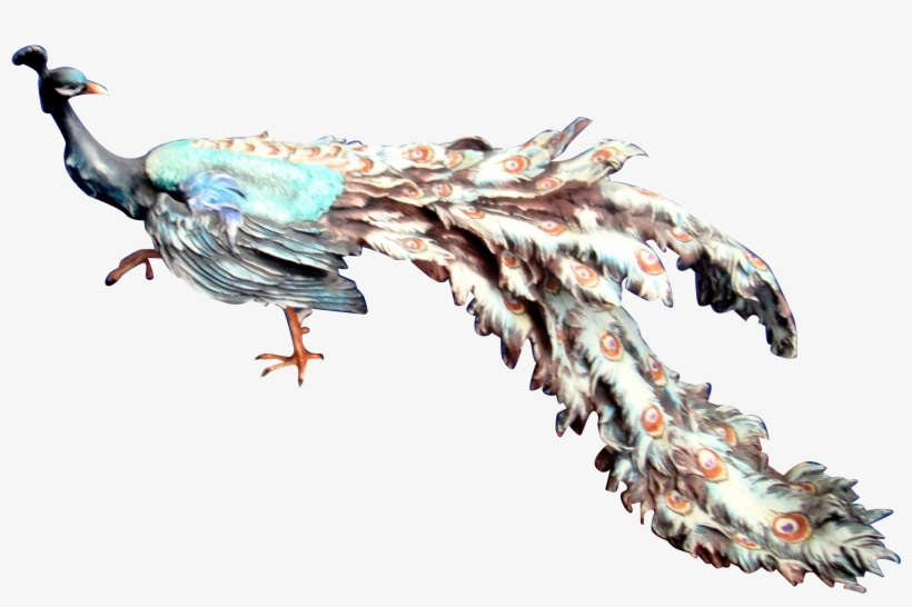 Giuseppe Armani Peacock With Lifted Claw 455-s Le 1277/500 - Peafowl, transparent png #835269