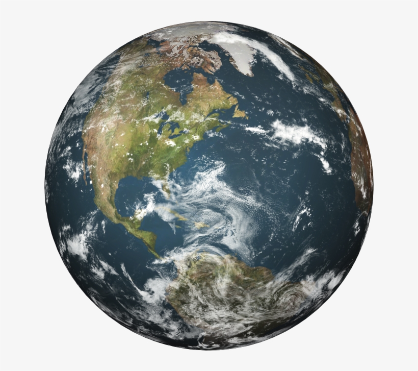 Earth Texture Png Svg Download - 3d Planet Earth Png, transparent png #835482