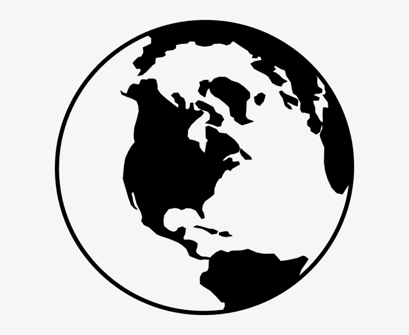 World Clipart Black And White, transparent png #835884