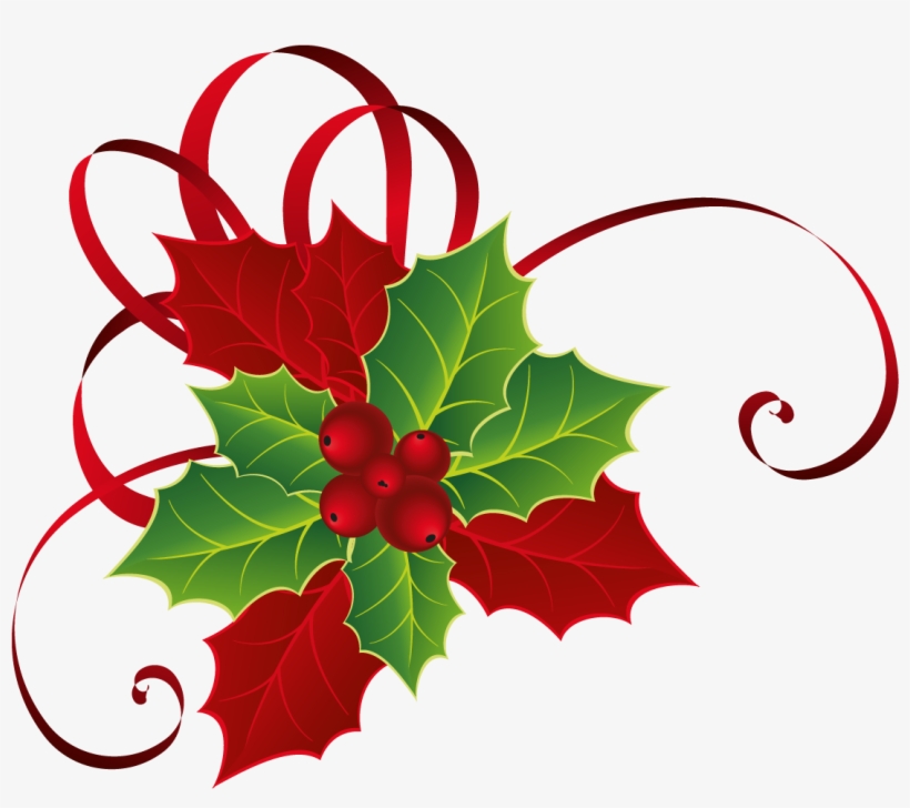 Banner Library Christmas Red Green Png Picture Gallery - Mistletoe Png, transparent png #836092