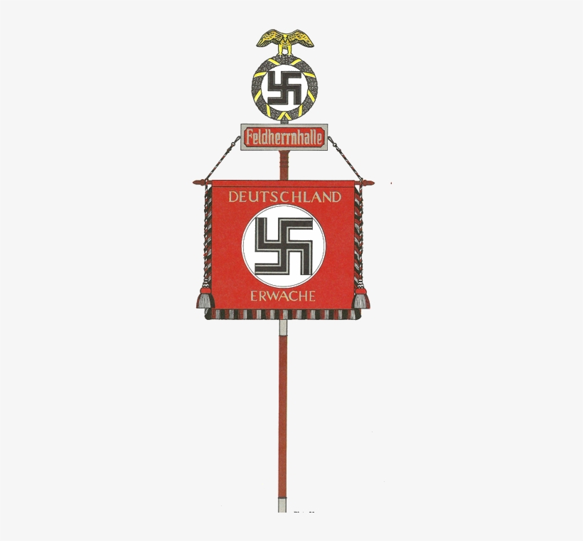 Nazi Flag Pole Png, transparent png #836157