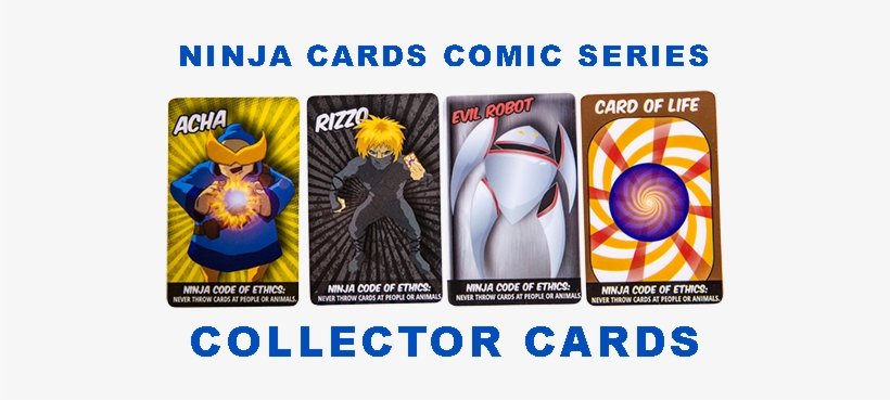 Ninja Cards Comic Series Collector Cards, transparent png #836288