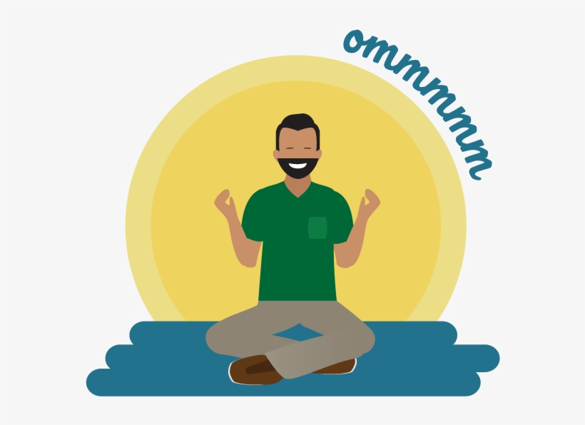 Image Of A Person Meditating, Making The Sound, Ommmmm - Person, transparent png #836475