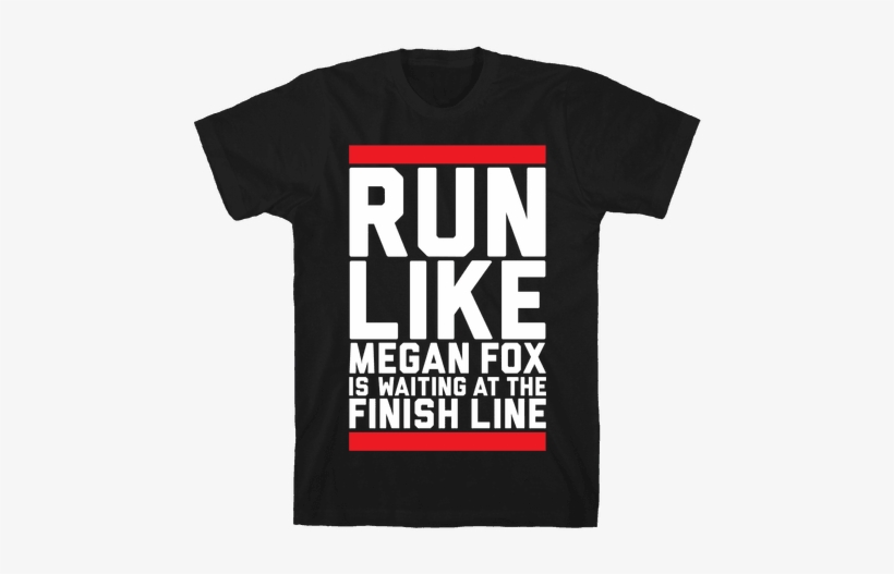 Run For Megan Fox Mens T-shirt - No Diet On Thanksgiving, transparent png #836603