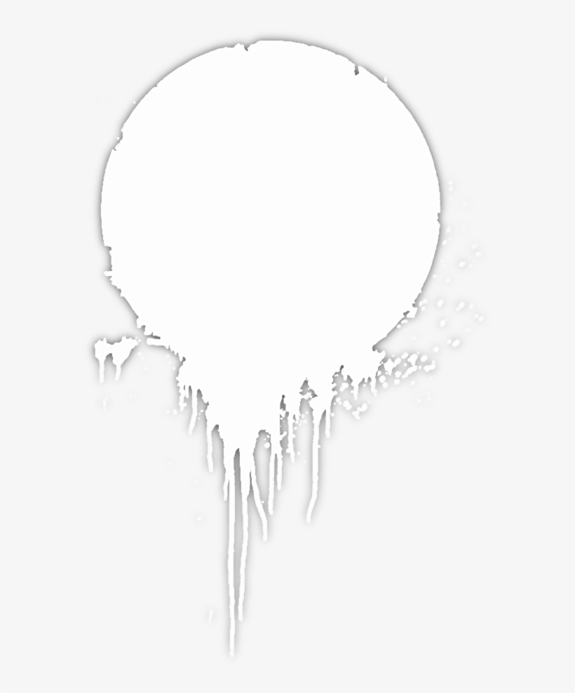 White Paint Splatter Overlay Freetoedit - White Paint Splatter, transparent png #837169