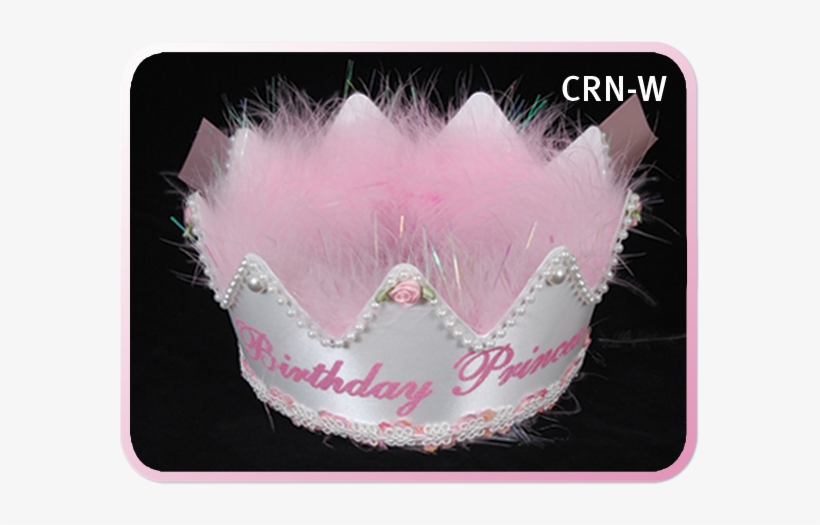 Girls Pink Birthday Crown - Party Hat, transparent png #837225