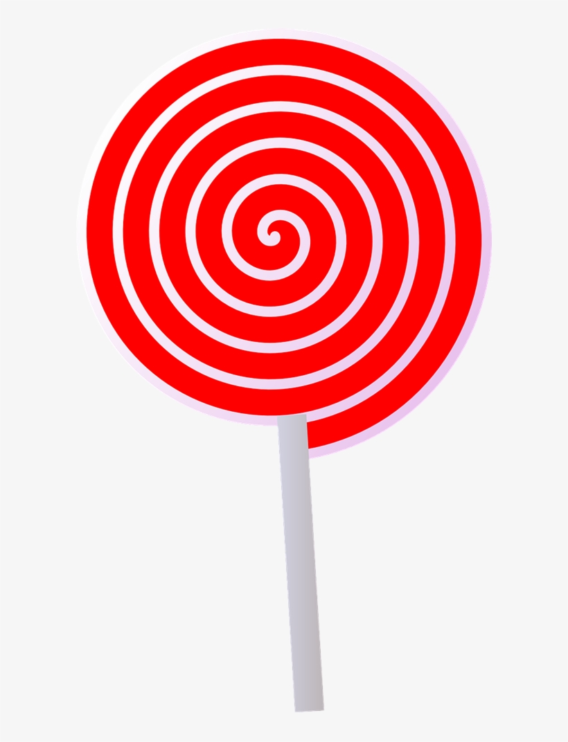 Png Lollipop Clipart - Red Lollipop Clipart, transparent png #837489
