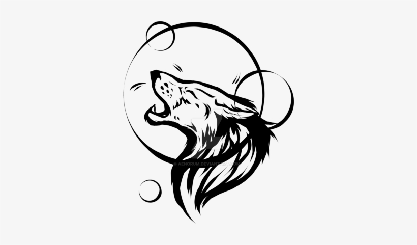 Howling Wolf Tattoo Design Images Png Images - Wolf Tattoo Transparent, transparent png #837545