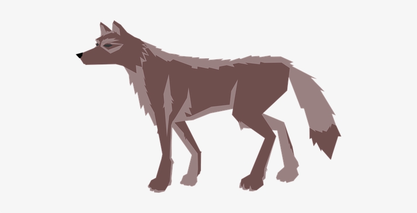 Animal Brown Wolf Wolf Wolf Wolf Wolf Wolf - Gambar Serigala Animasi, transparent png #837600