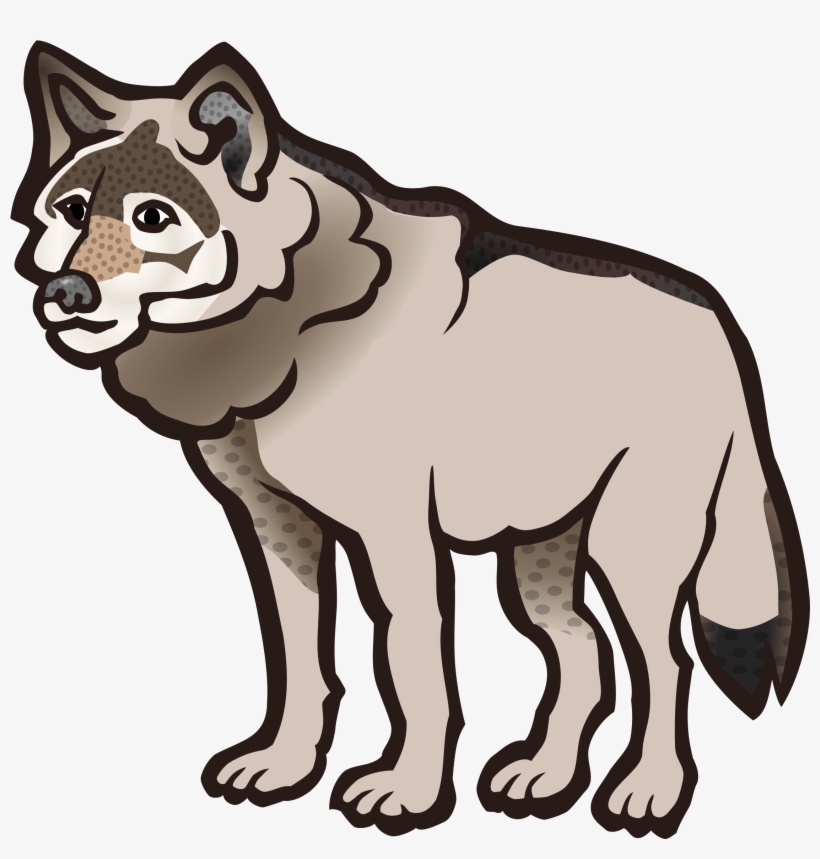 Howling Coyote Clipart At Getdrawings - Wolf Clipart Png, transparent png #837626