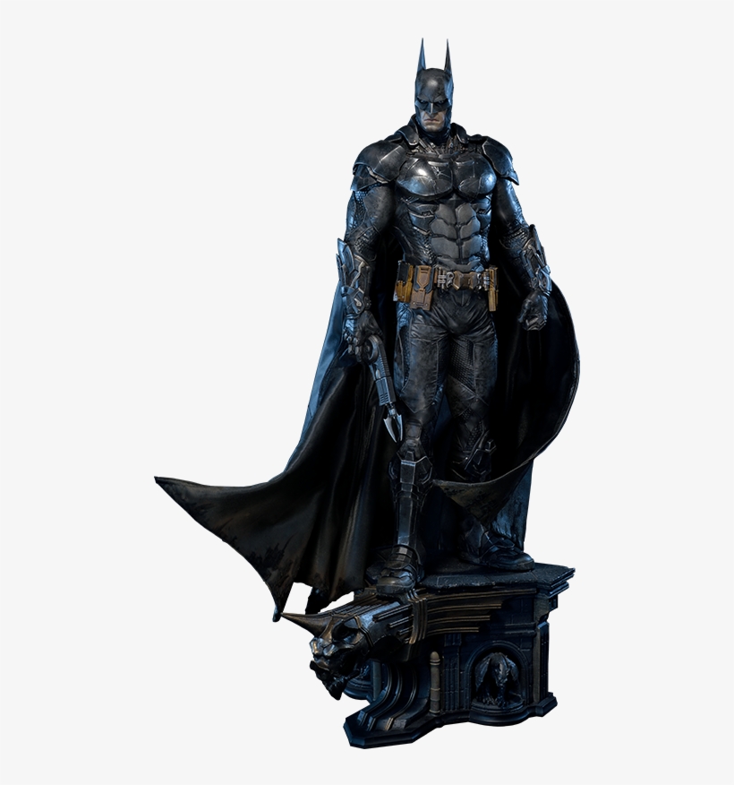Batman Battle Damage Version Statue - Batman: Arkham, transparent png #837950