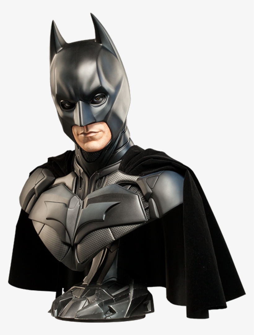 Batman The Dark Knight Life-size Bust - Batman Dark Knight Bust, transparent png #838199