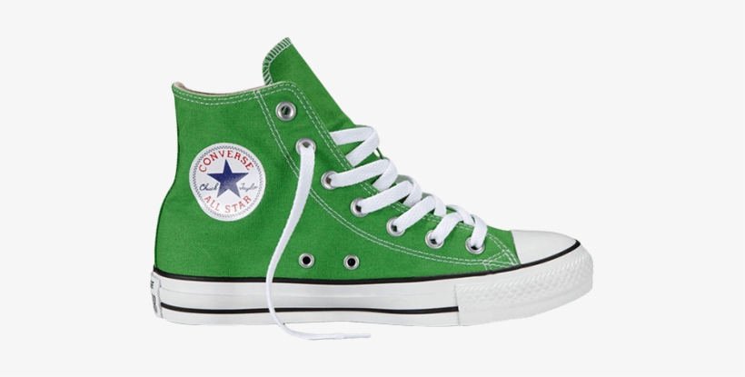 Converse Chuck Taylor All Star Hi Top Jungle Green - Converse Chuck Taylor All Star High Top Green, transparent png #838346