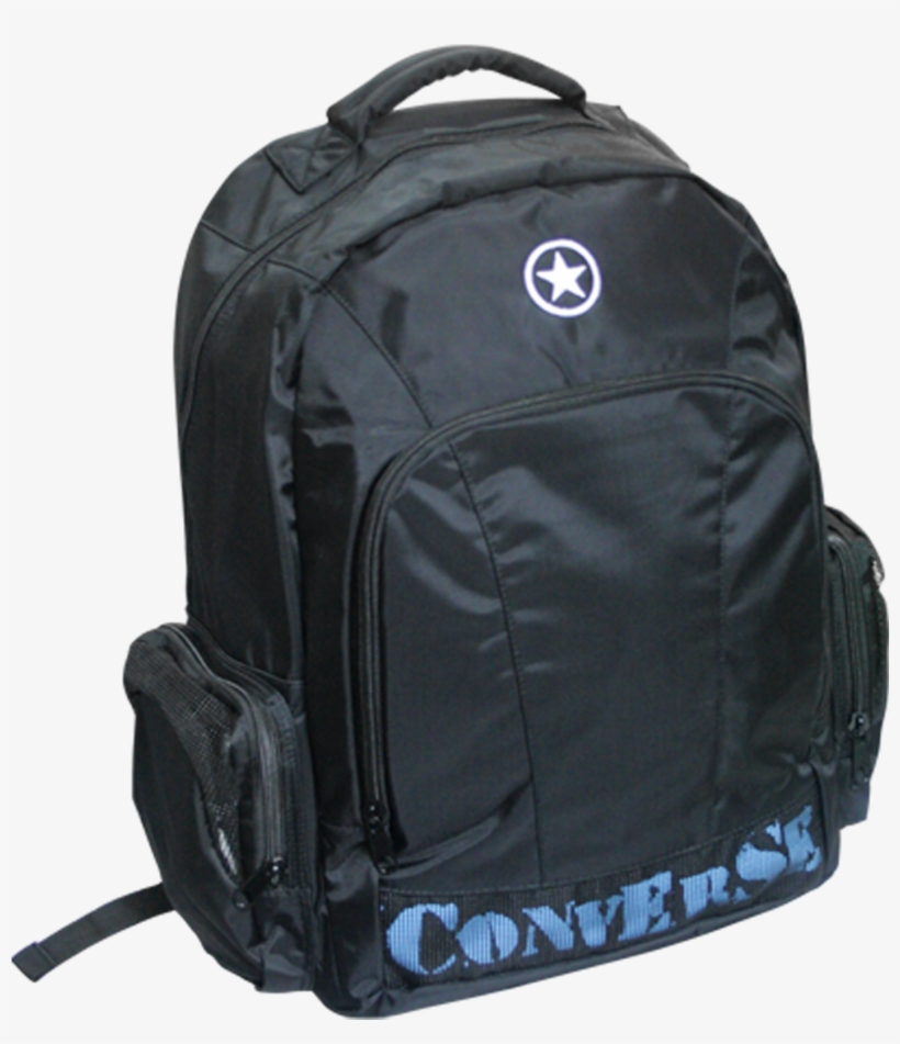 Converse Black Backpack Png Image - Portable Network Graphics, transparent png #838382