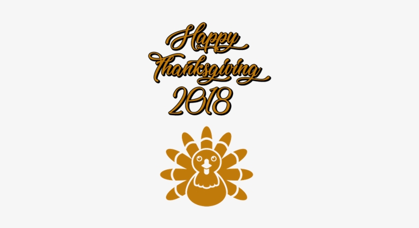 Happy Thanksgiving 2018 Turkey - Clock, transparent png #838480