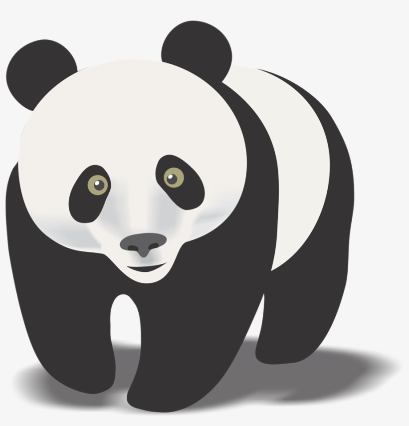 Cute Panda Bear Clipart Free Images 5 - Real Panda Bear Clipart, transparent png #838906