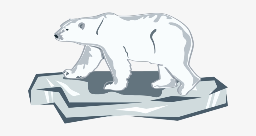 Clipart Transparent Stock Day - Polar Bear On Ice Clipart, transparent png #838928