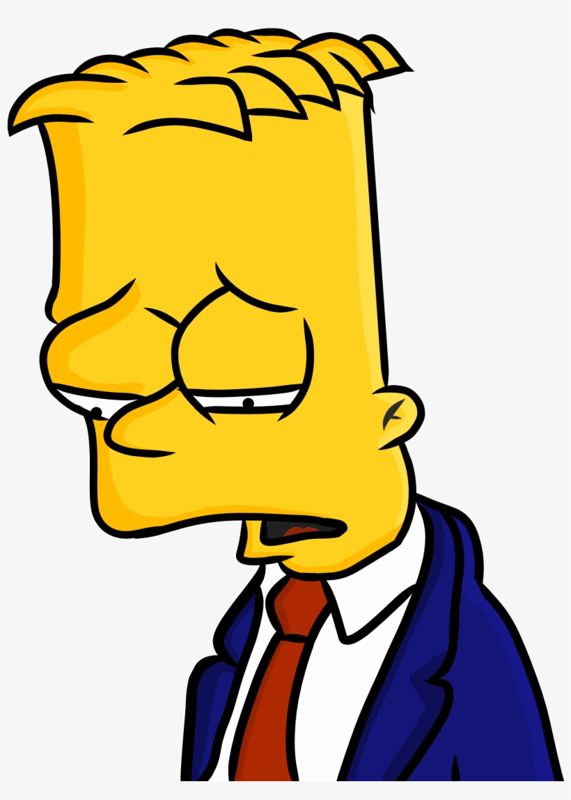 Wallpaper Sad Boy Bart Simpson 1 Satu