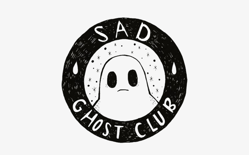 Ghost, Sad, And Club Image - Transparent Tumblr Png Sad, transparent png #839119