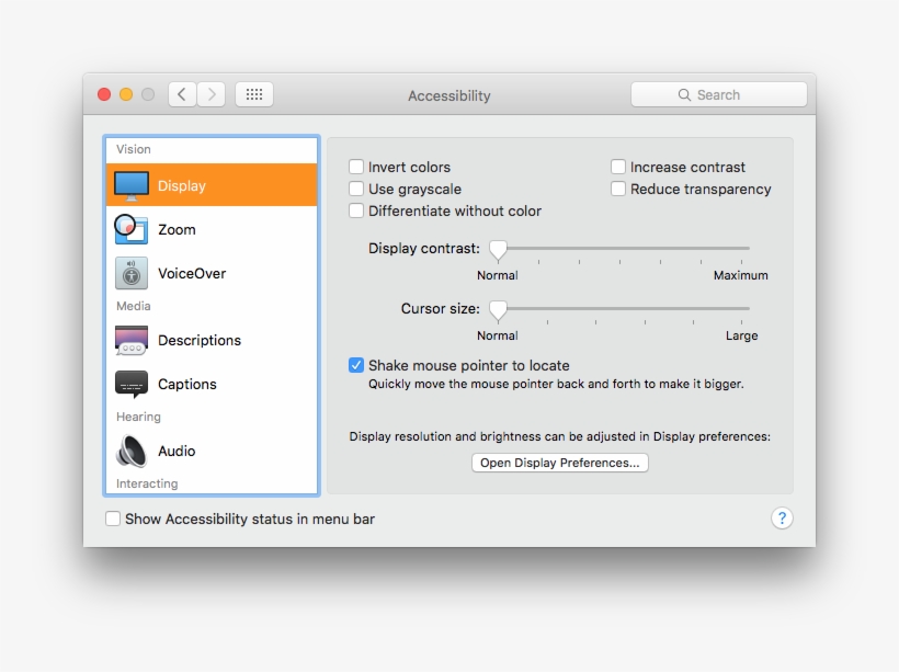 You Will Then See A Checkbox Labelled Shake Mouse Pointer - Free Magnifying Glass Windows Shake Mouse, transparent png #839154