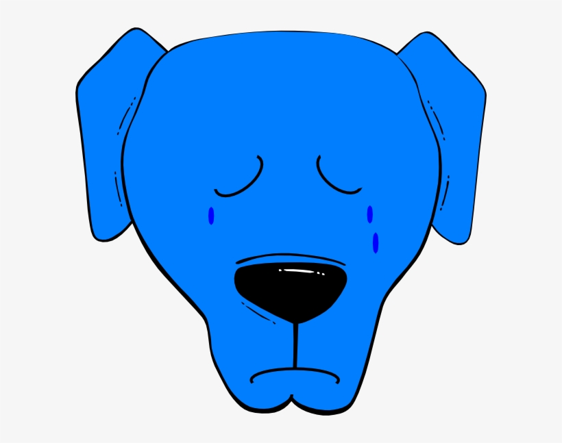 Blue Sad Svg Clip Arts 600 X 567 Px, transparent png #839443