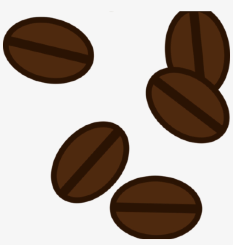 Coffee Beans Clip Art Scattered Coffee Beans Coffee - Chocolate, transparent png #8300156