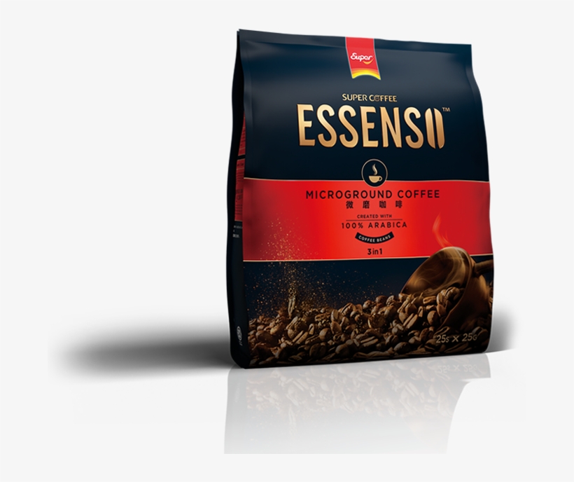 The Name For Microground Coffee - Super Essenso Microground Coffee 3in1, transparent png #8300557