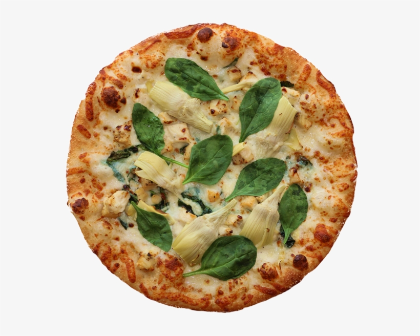 Top It Pizza Joanna's Spinach Artichoke - California-style Pizza, transparent png #8300628