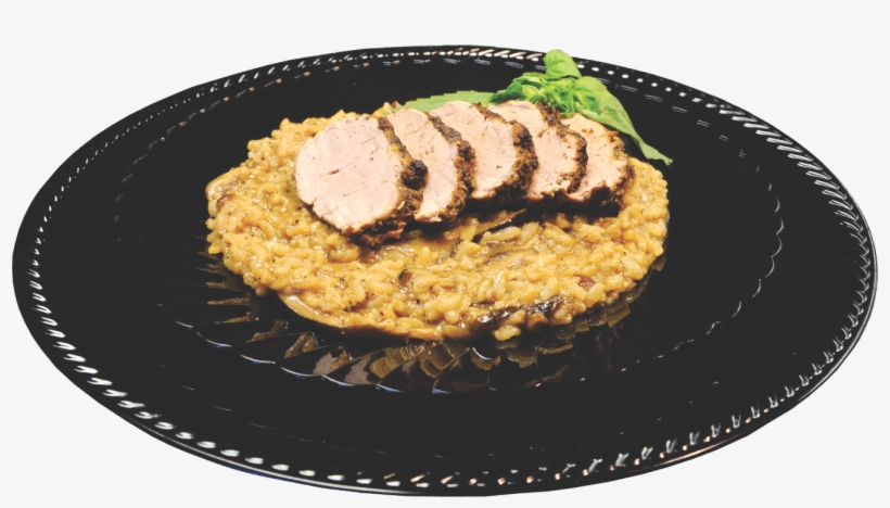 Picture Of Mushroom Risotto & Pork Tenderloin - Beef Tenderloin, transparent png #8300663