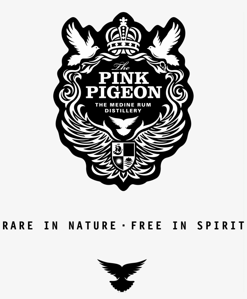 Logos - Pink Pigeon Rum Mauritius, transparent png #8300704