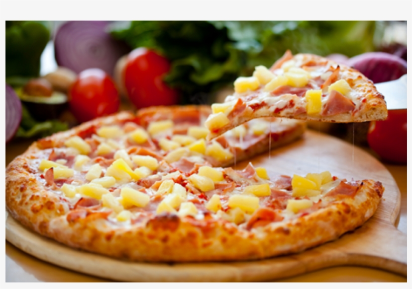 Hawaiian Pizza Slice - Free Transparent PNG Download - PNGkey