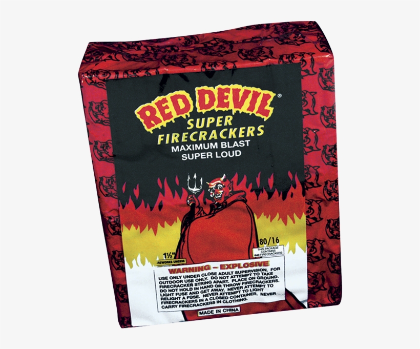 80/16 Red Devil Firecrackers - Red Devil Fireworks, transparent png #8301922