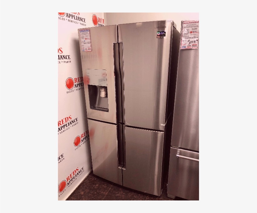 New Stainless Samsung Counter Depth 4-door Refrigerator - Refrigerator, transparent png #8302332