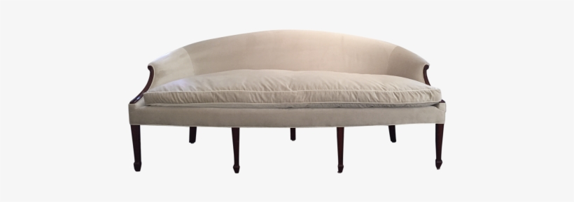 Curved Back Sofa Viyet Designer Furniture Seating Traditional - Studio Couch, transparent png #8302547