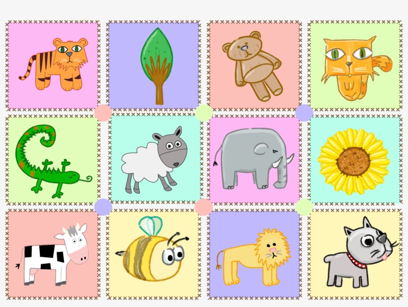 This Free Icons Png Design Of Kid's Animals, transparent png #8302765