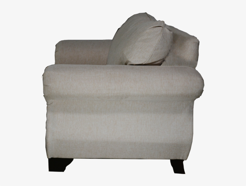 Elegant 3 Piece Sofa Set With Wooden Trim Detail - Studio Couch, transparent png #8302885
