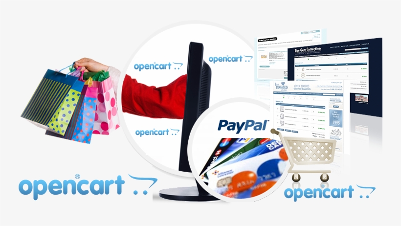 Opencart E-commerce Development Service - Background Online Shop, transparent png #8303426