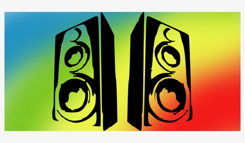 Can We Listen To Music Whilst Doing Other Things - Speaker Black And White Png, transparent png #8303898