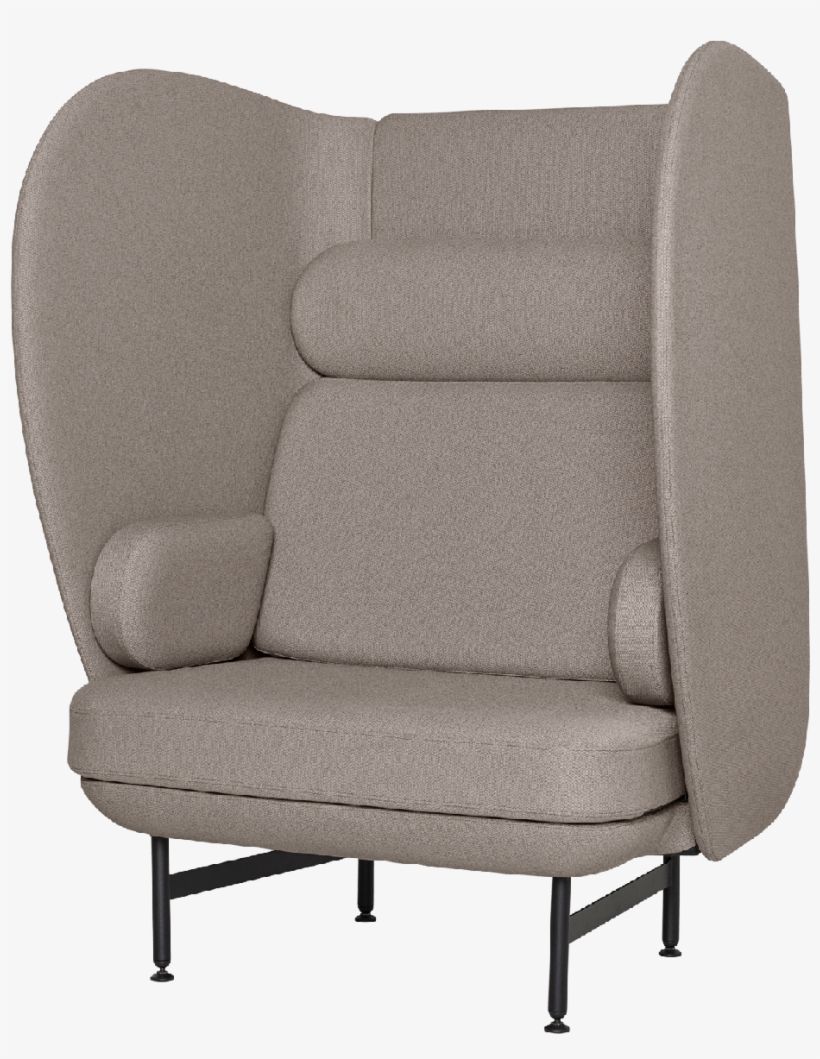 Plenum One Seater High Back Sofa - Fritz Hansen Plenum, transparent png #8304134
