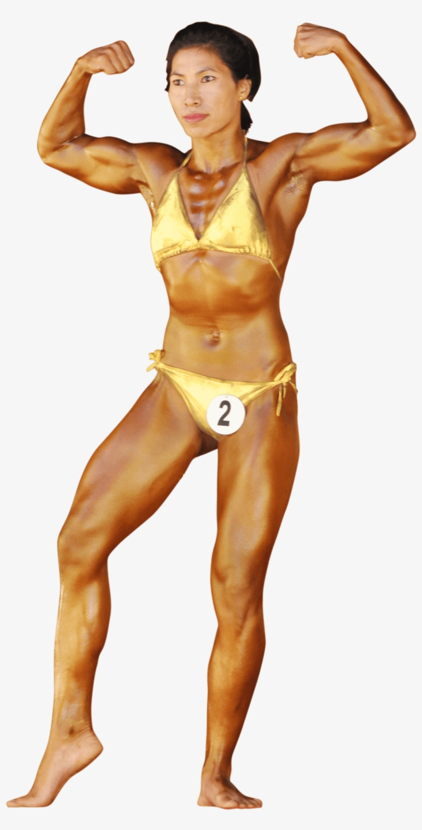Physical Fitness Female Bodybuilding - Female Bodybuilder Png, transparent png #8304142