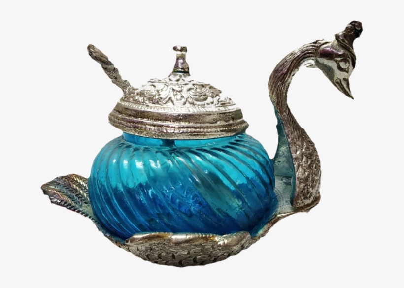 Silver Plated Single Bowl Set - Teapot, transparent png #8304372