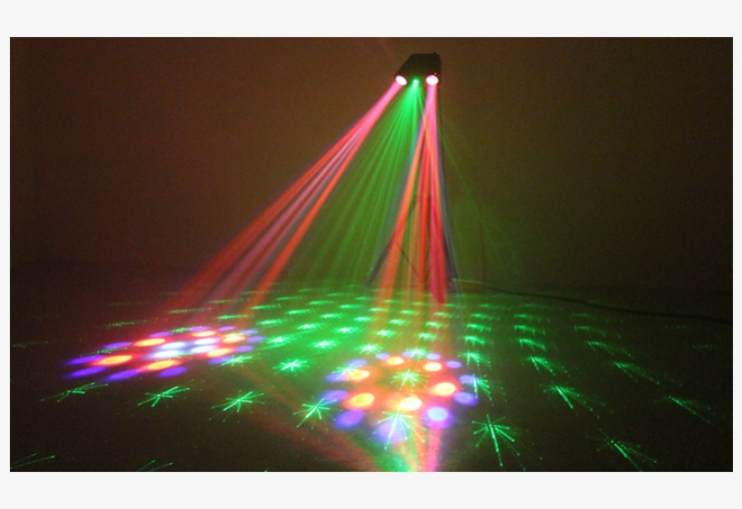 Ibiza Light Moonflower Strobe Laser In Use 1 - Light, transparent png #8304830